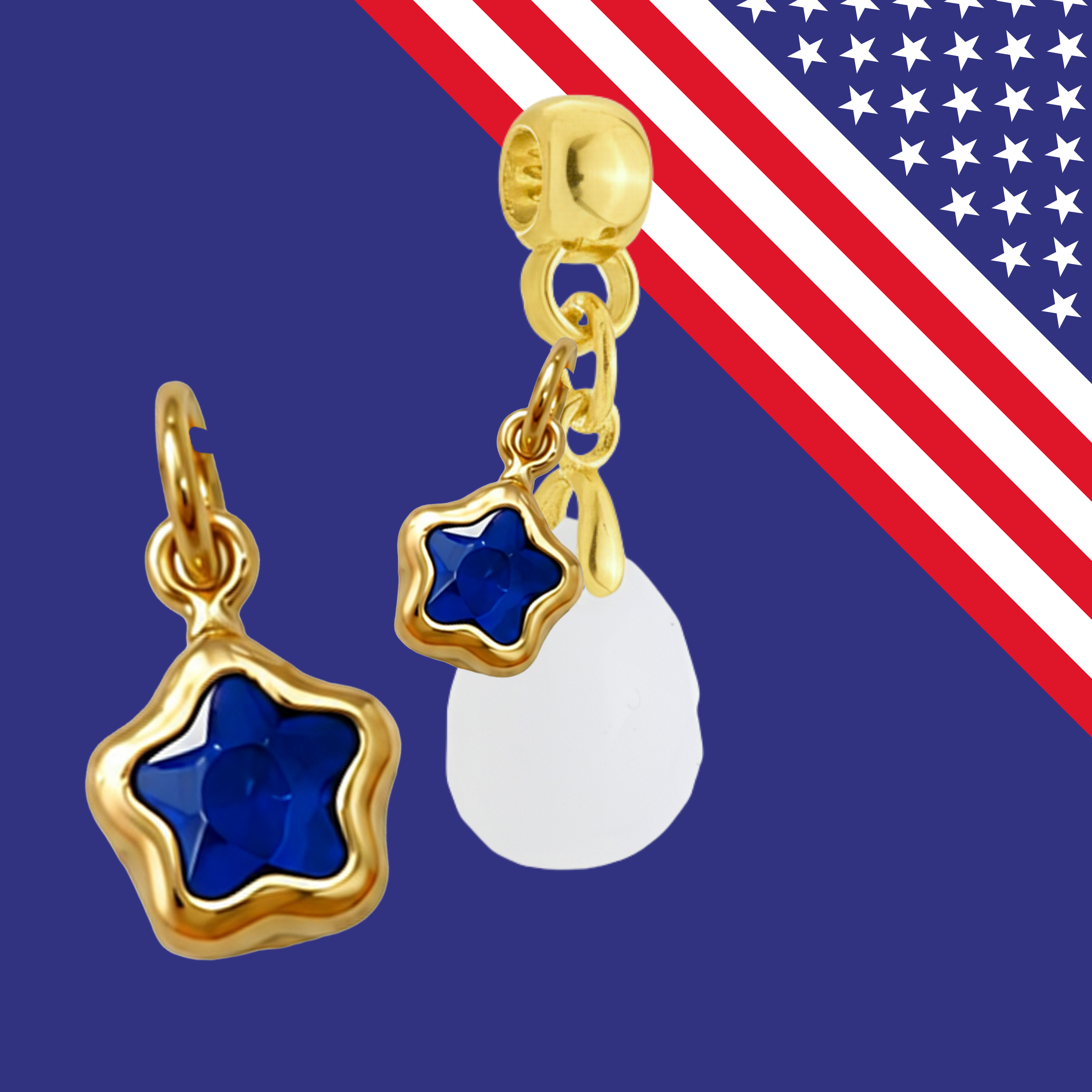 Additional Charm + 4th of July Star – Kit not included