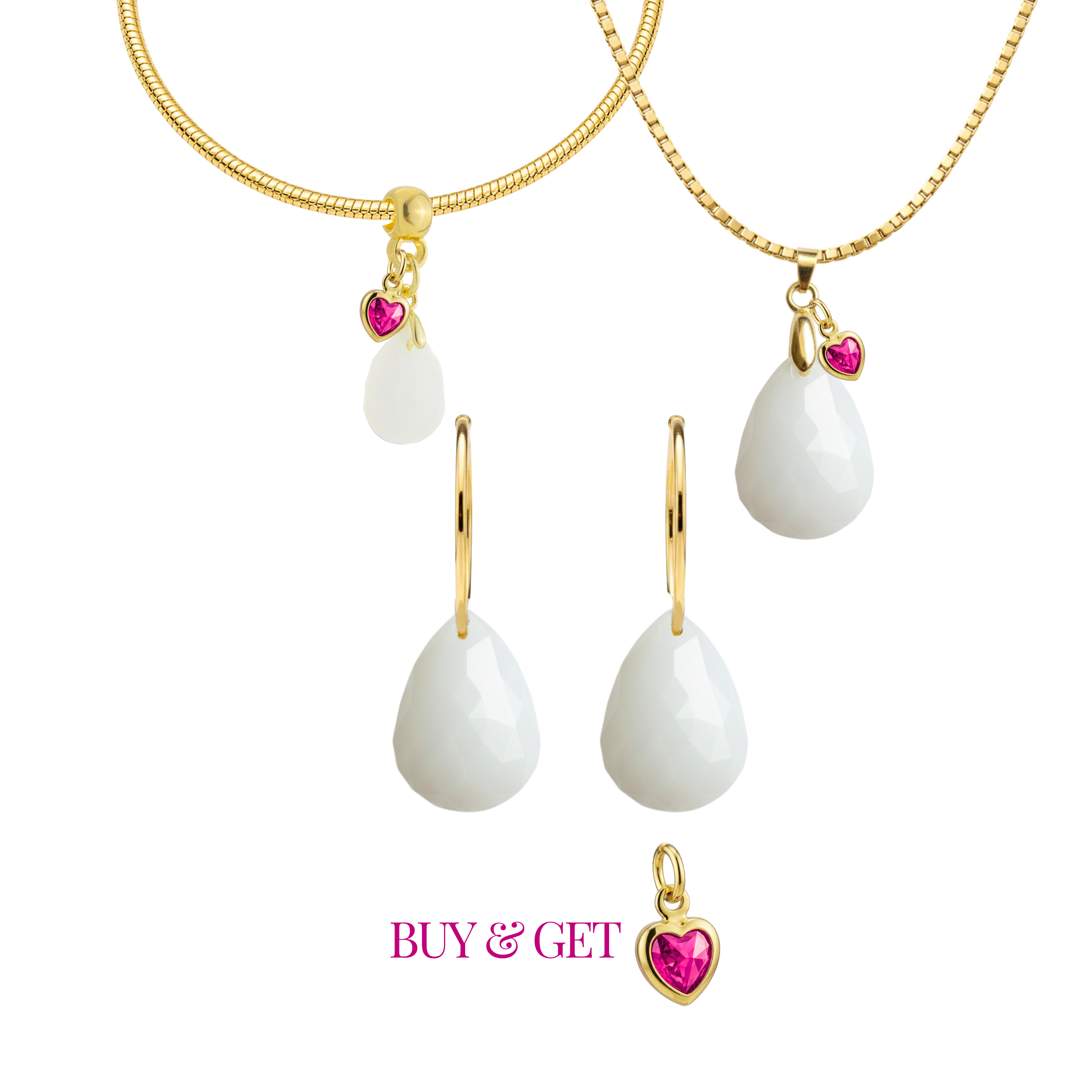 Gota Lapidada con Corazón de Mamá