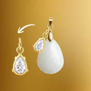 Additional Pendant with Zirconia Drop