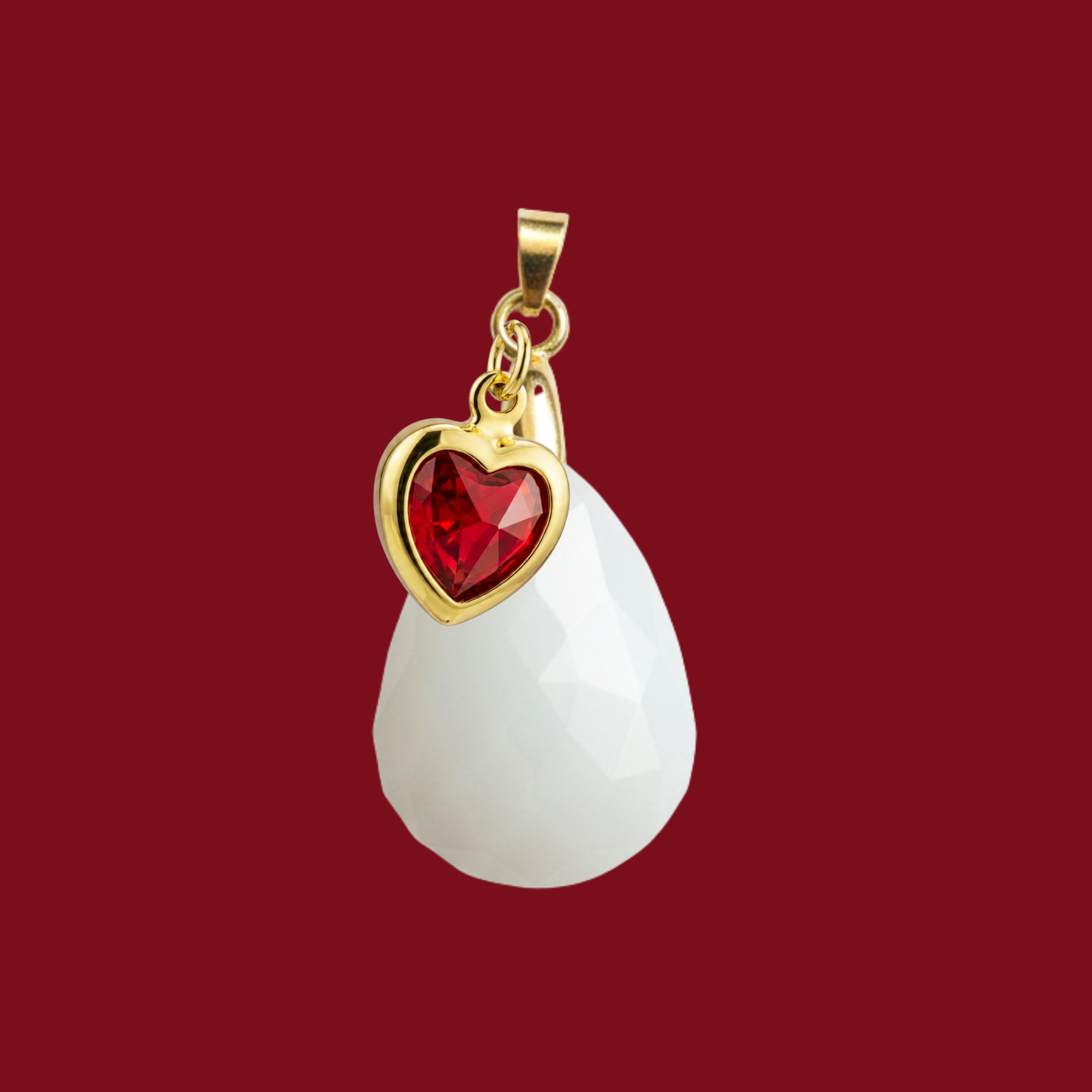 Additional Pendant with Ruby Heart