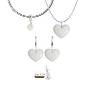 Chubby Heart with Zirconia Drop