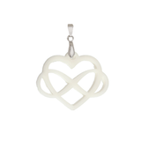 Infinite Heart Pendant - Breast Milk Jewelry