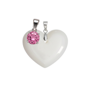 Corazón Gordito Adicional con Colgante del Mes de Nacimiento