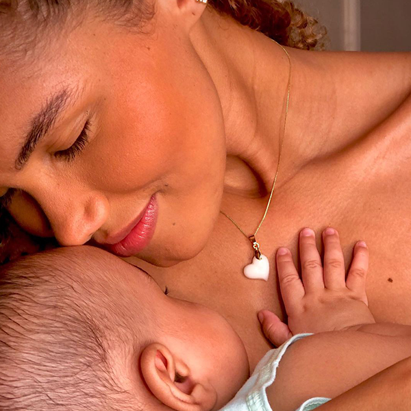 Twisted Heart Pendant - Breastmilk jewelry