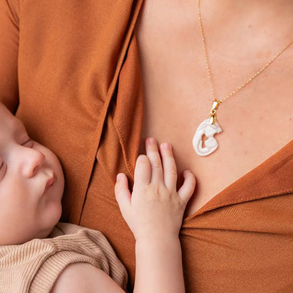 Mother and Baby Pendant Breast Milk Jewelry Lackto US