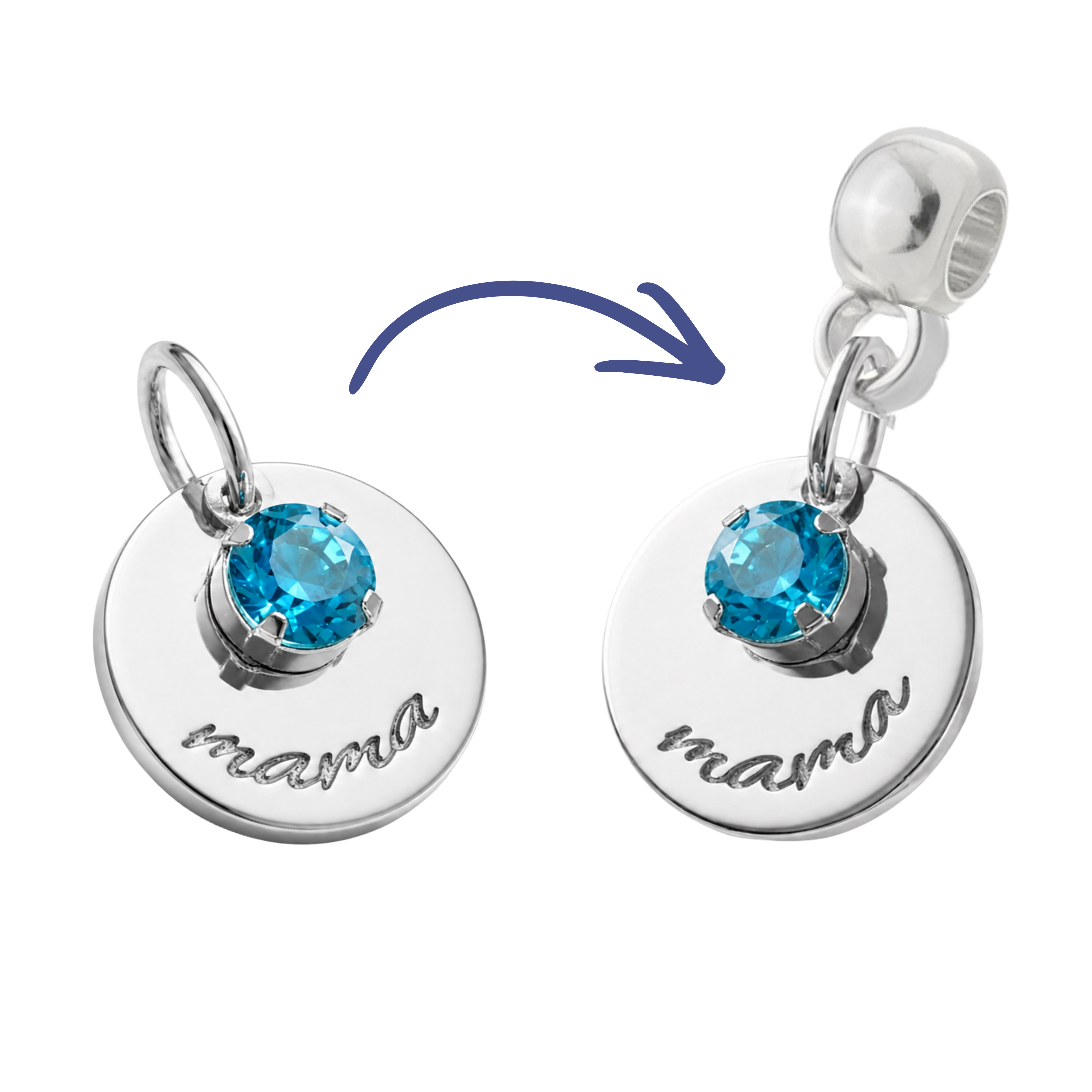 Convierte Medalla Mama en un Charm