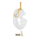 Mother and Baby with Zirconia Drop