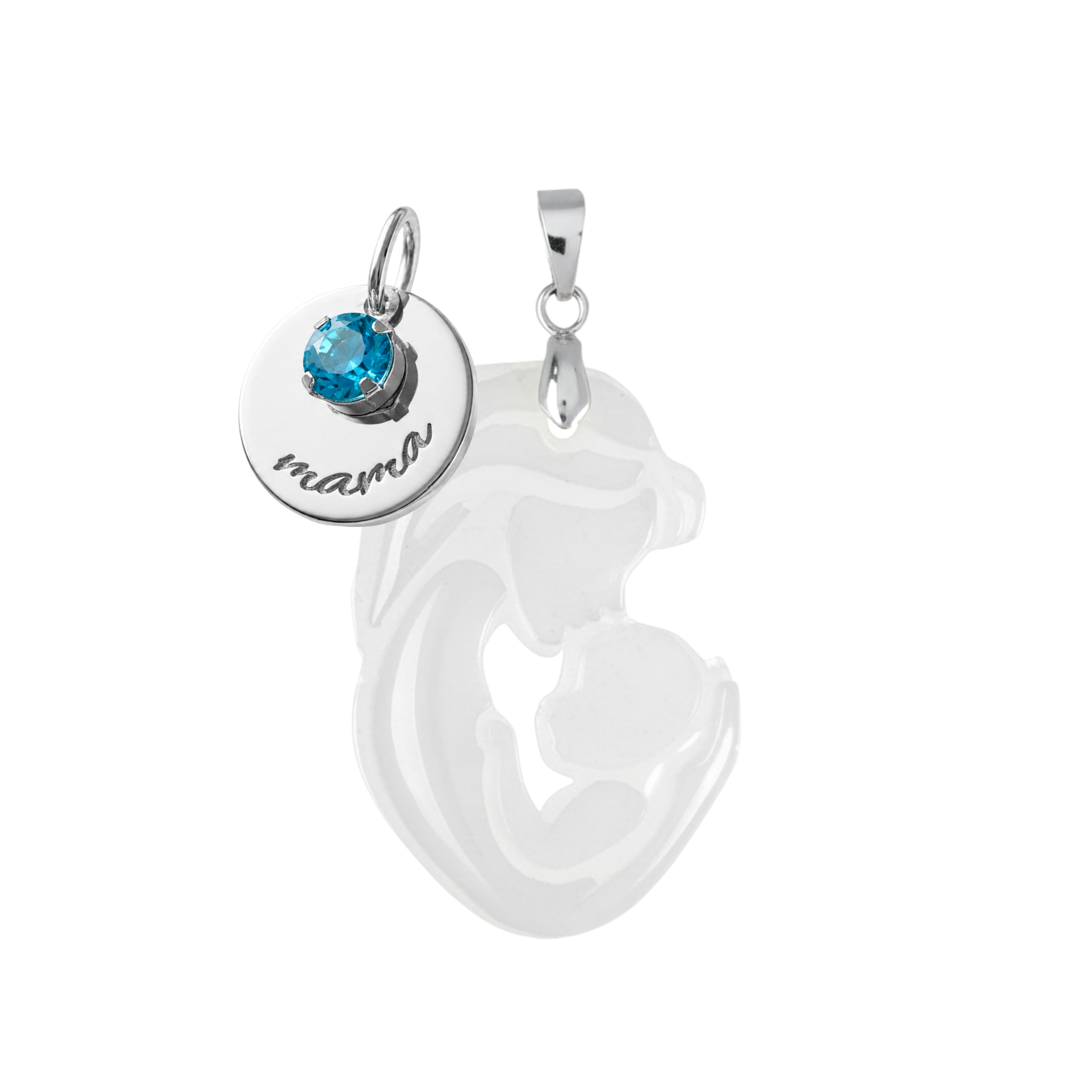 Mother and Baby with Mama Medal