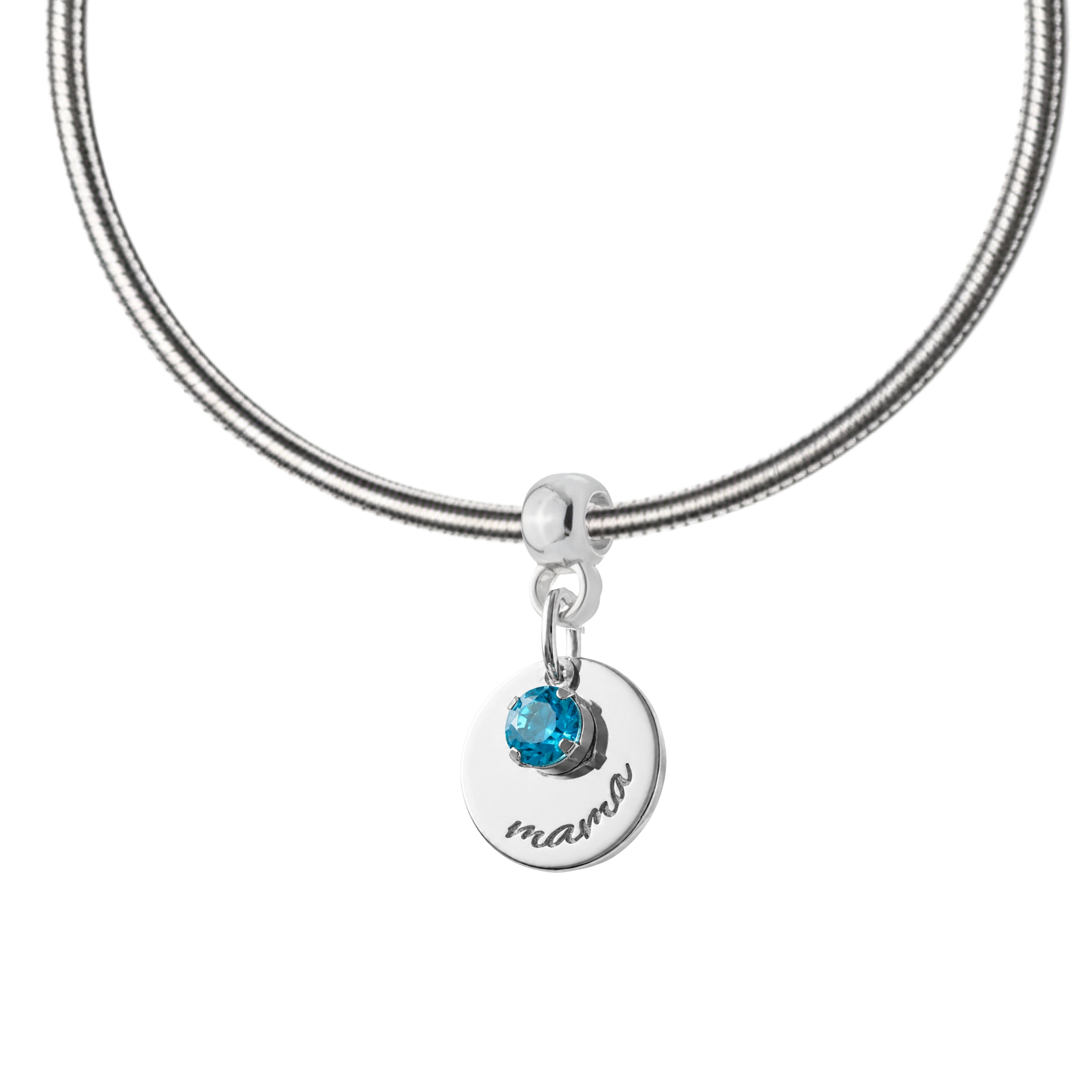 Mama Medal Charm + Bracelet