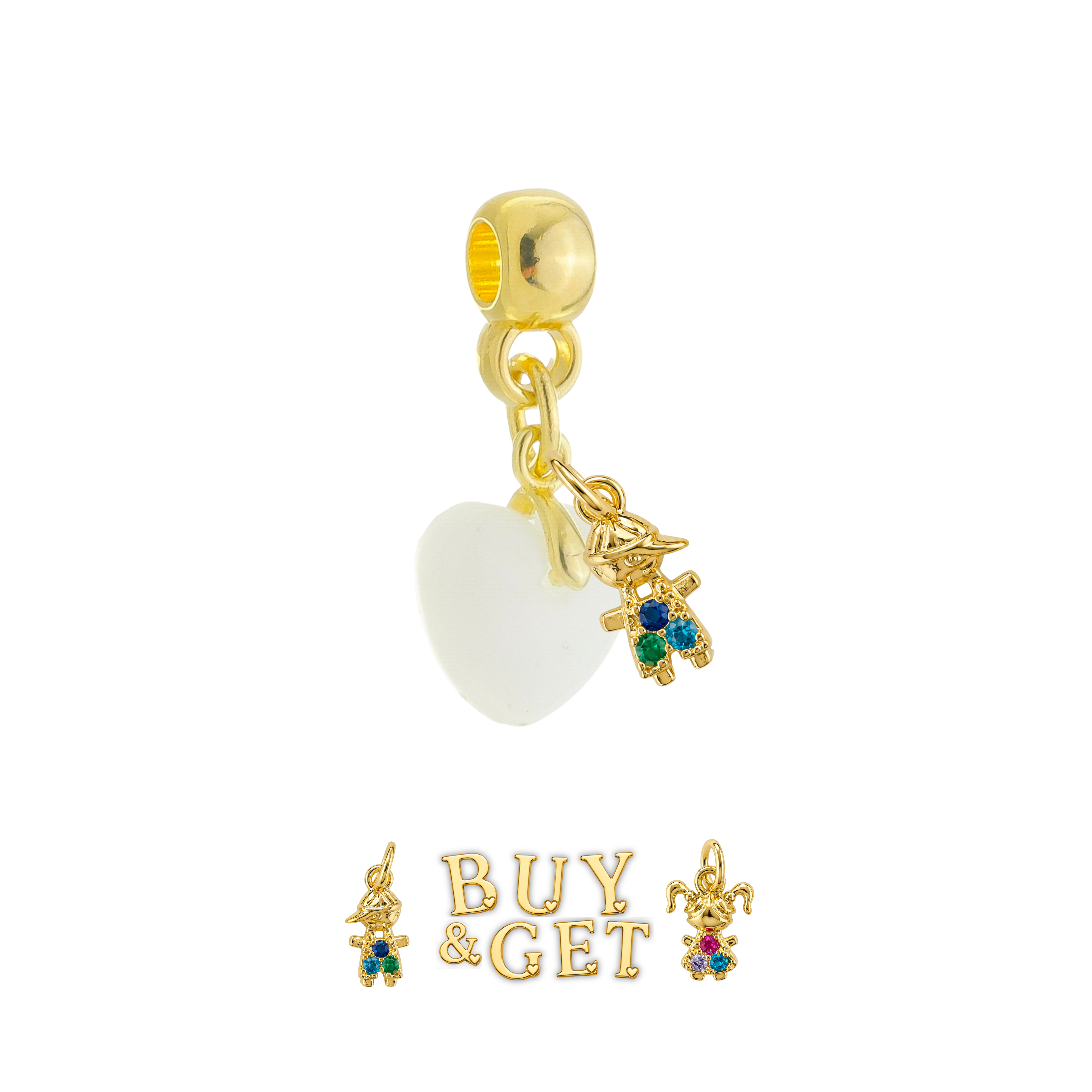 Mini Chubby Heart with Son or Daughter
