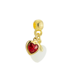 Mini Chubby Heart with Ruby Heart