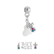 Mini Twisted Heart with Son or Daughter