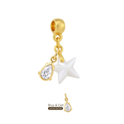 Mini Star with Zirconia Drop