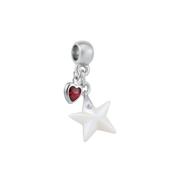 Mini Estrella con Corazón Rubí