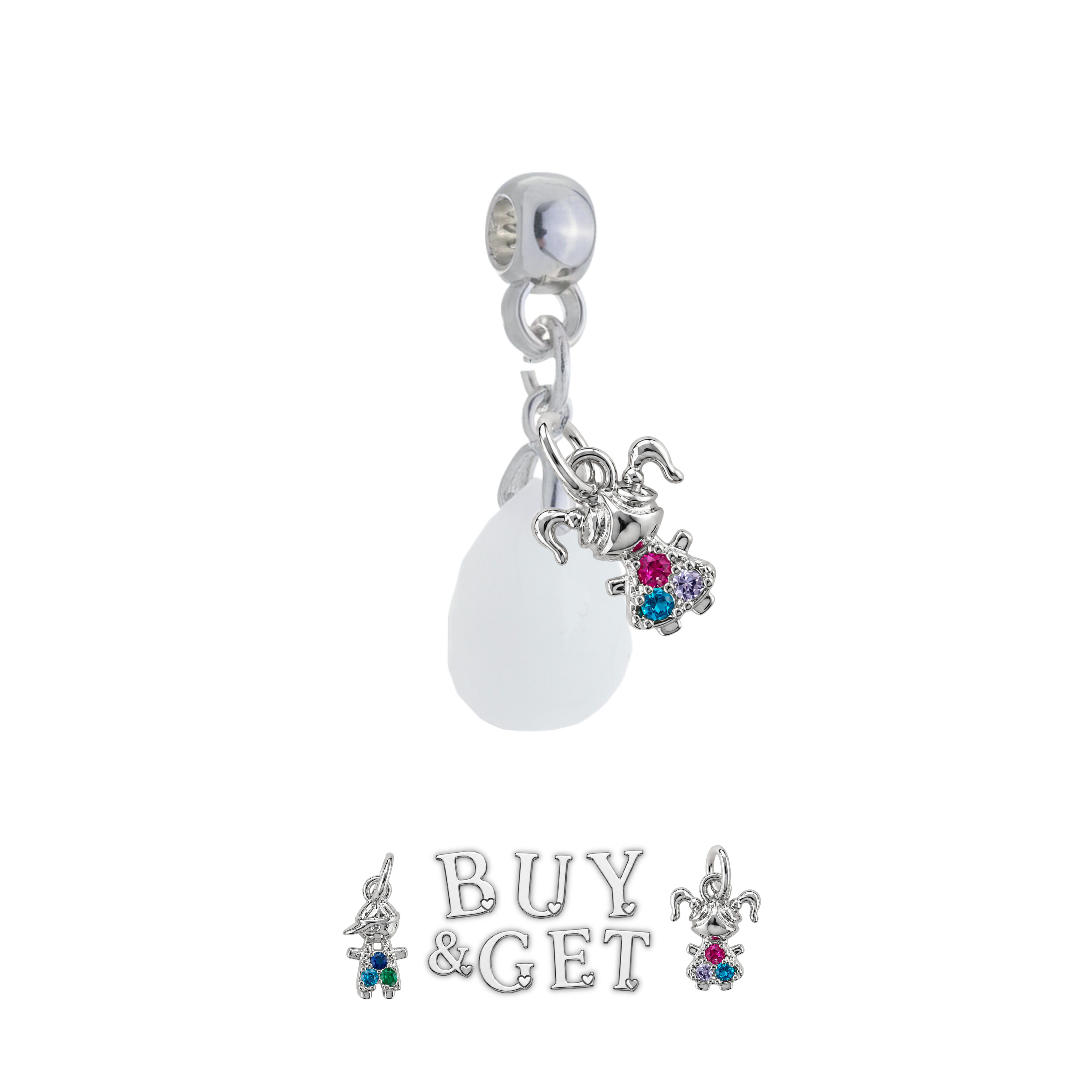 Mini Diamond Drop with Son or Daughter