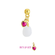 Mini Gota Lapidada con Corazón de Mamá