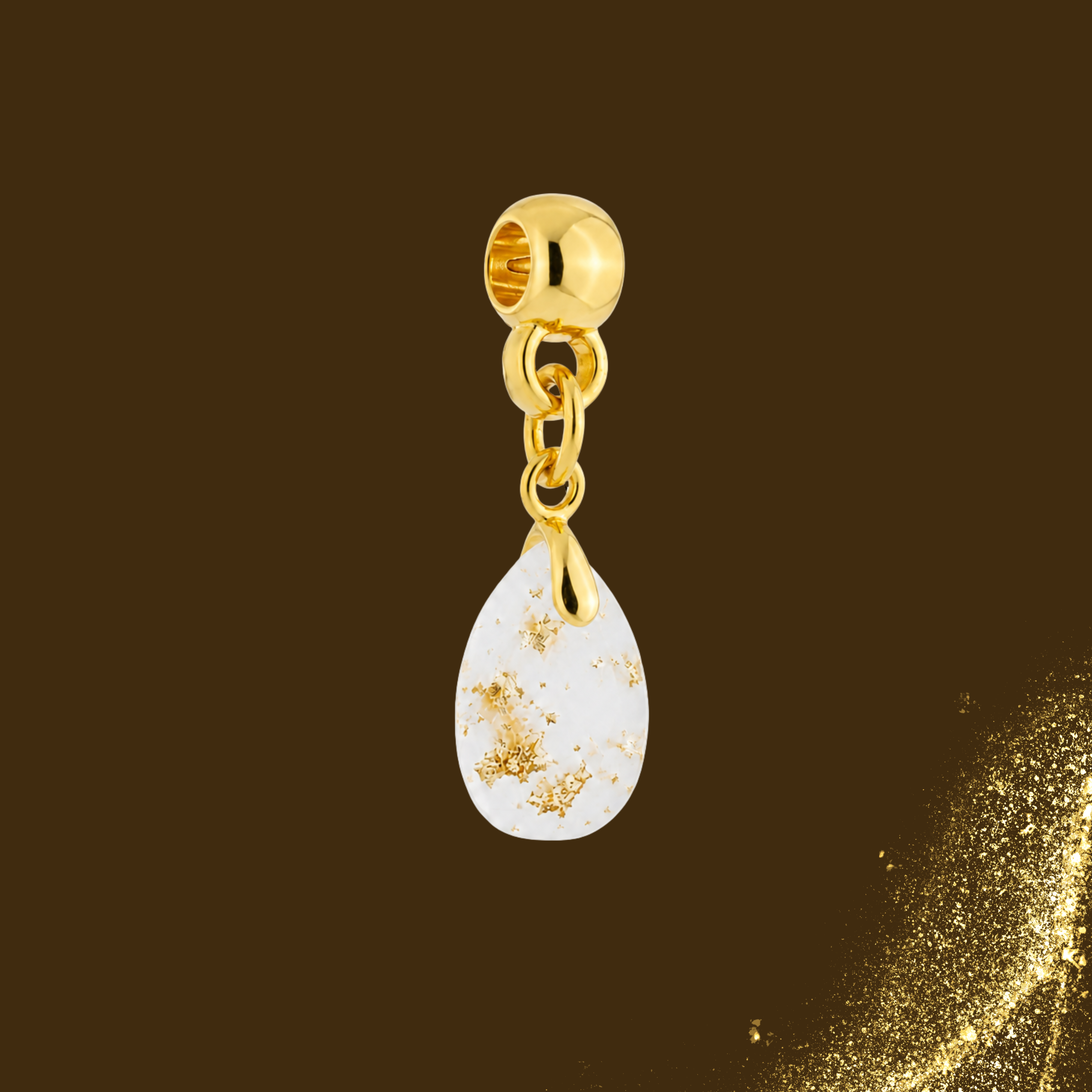 Charm Adicional con Hoja de Oro – Kit no incluido