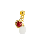Mini Drop with Ruby Heart