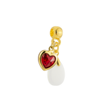 Mini Drop with Ruby Heart