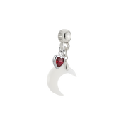 Mini Luna con Corazón Rubí