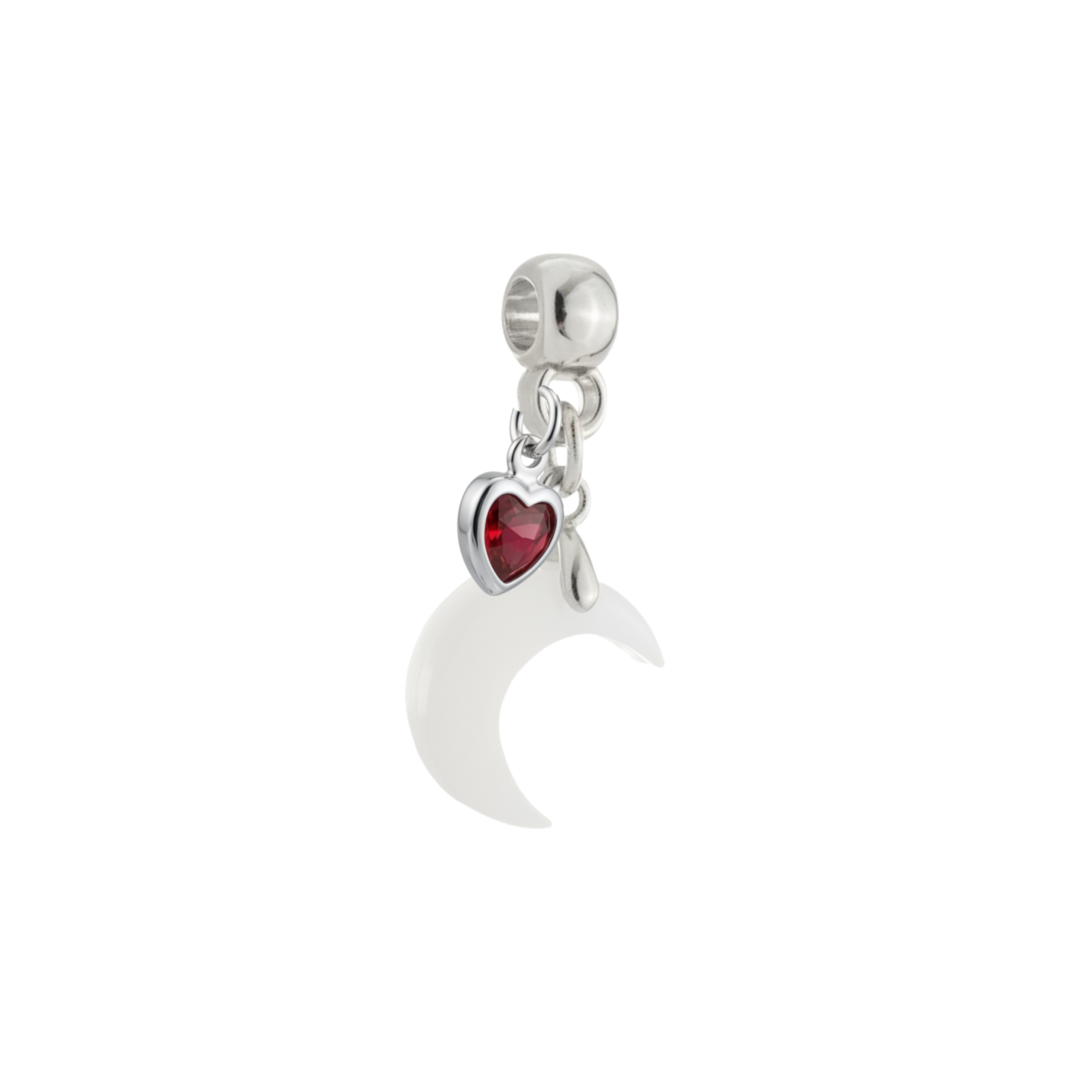 Mini Luna con Corazón Rubí