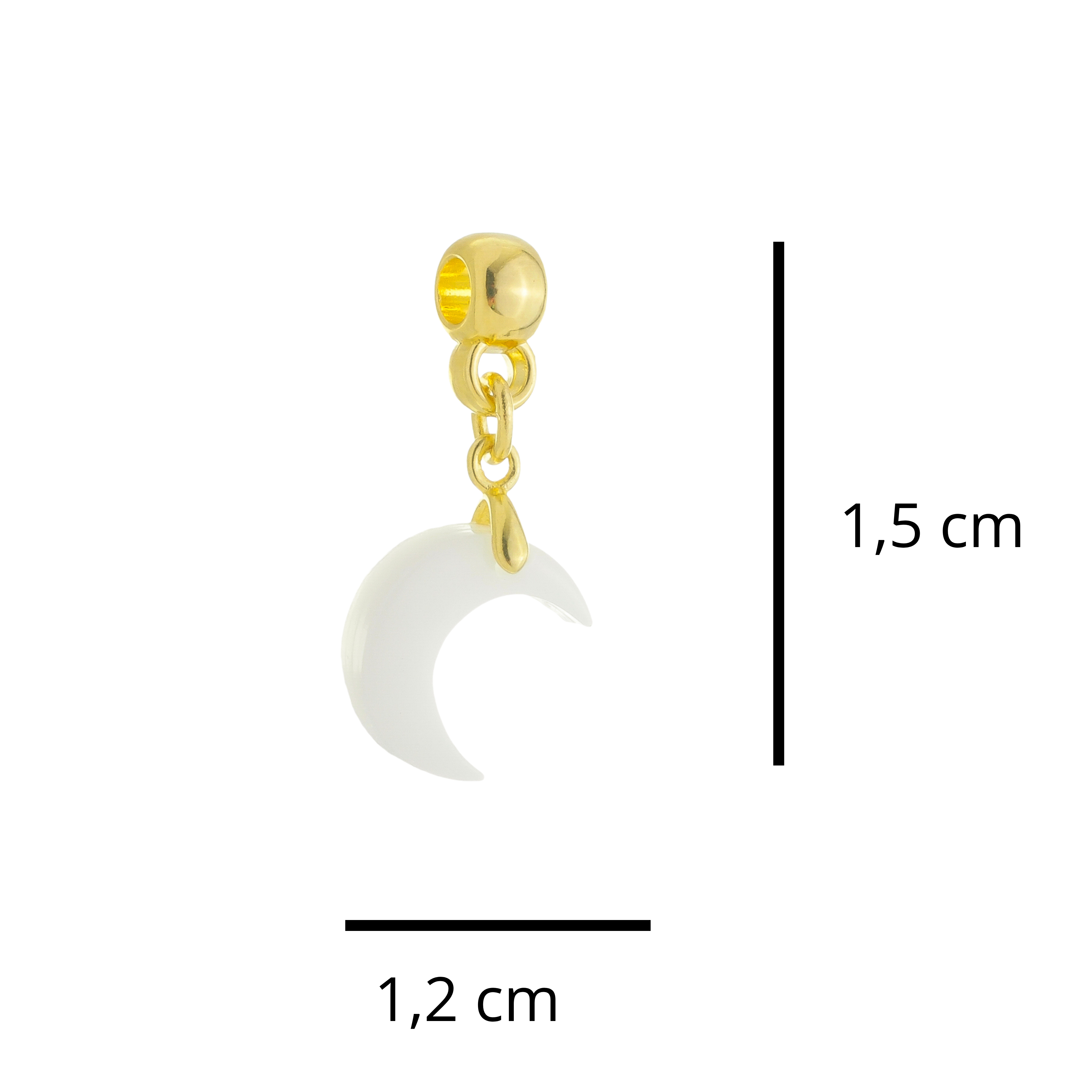 Mini Moon with Ruby Heart