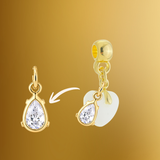 Additional Charm with Zirconia Drop