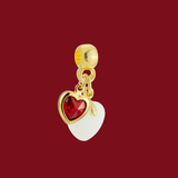 Additional Charm with Ruby Heart