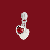Additional Charm with Ruby Heart