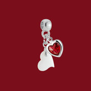 Additional Charm with Ruby Heart