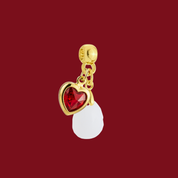 Additional Charm with Ruby Heart