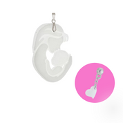 Breast Milk Jewelry Pendant - 2 Jewels in 1 Kit