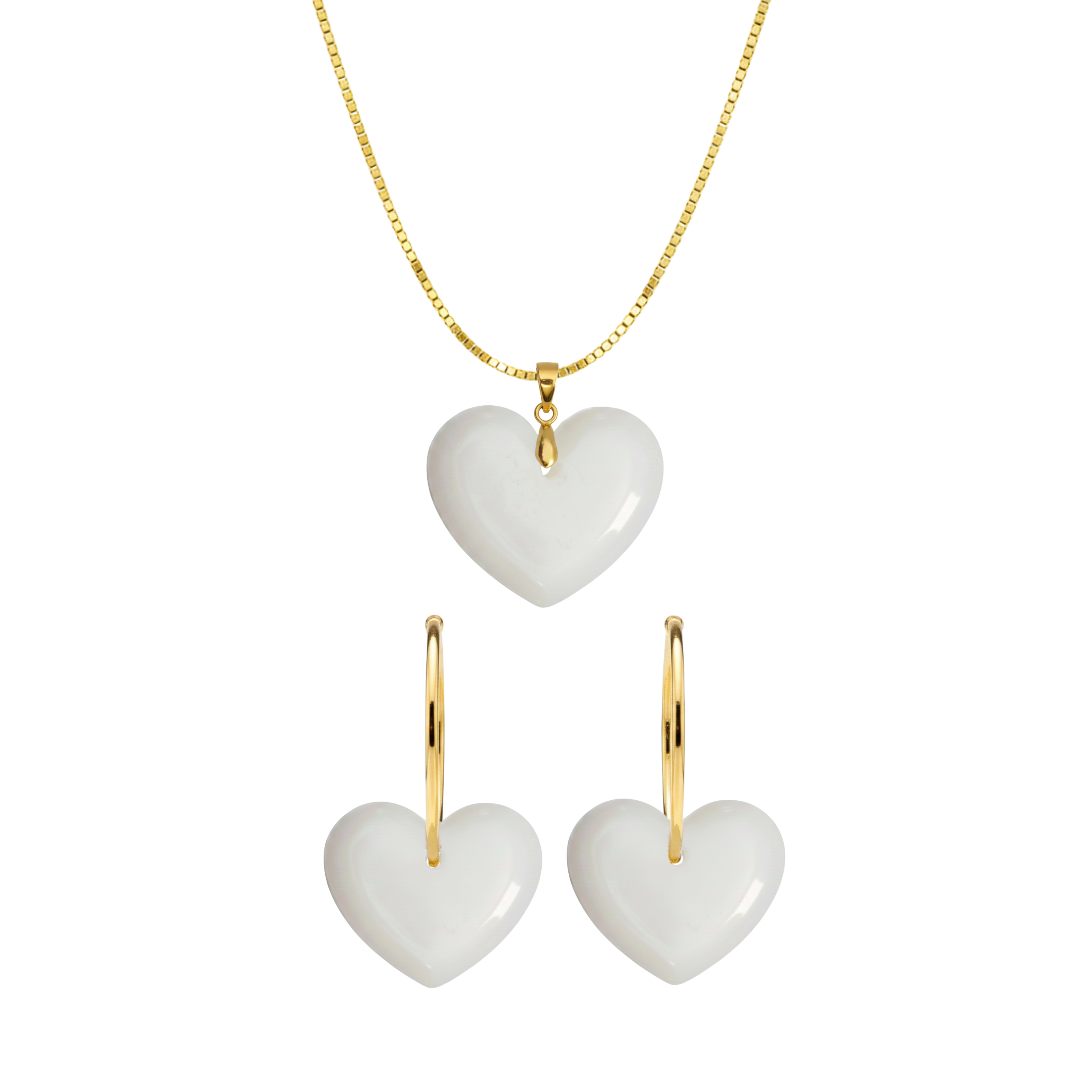 Pendant with Chain and Earrings – Kit not included