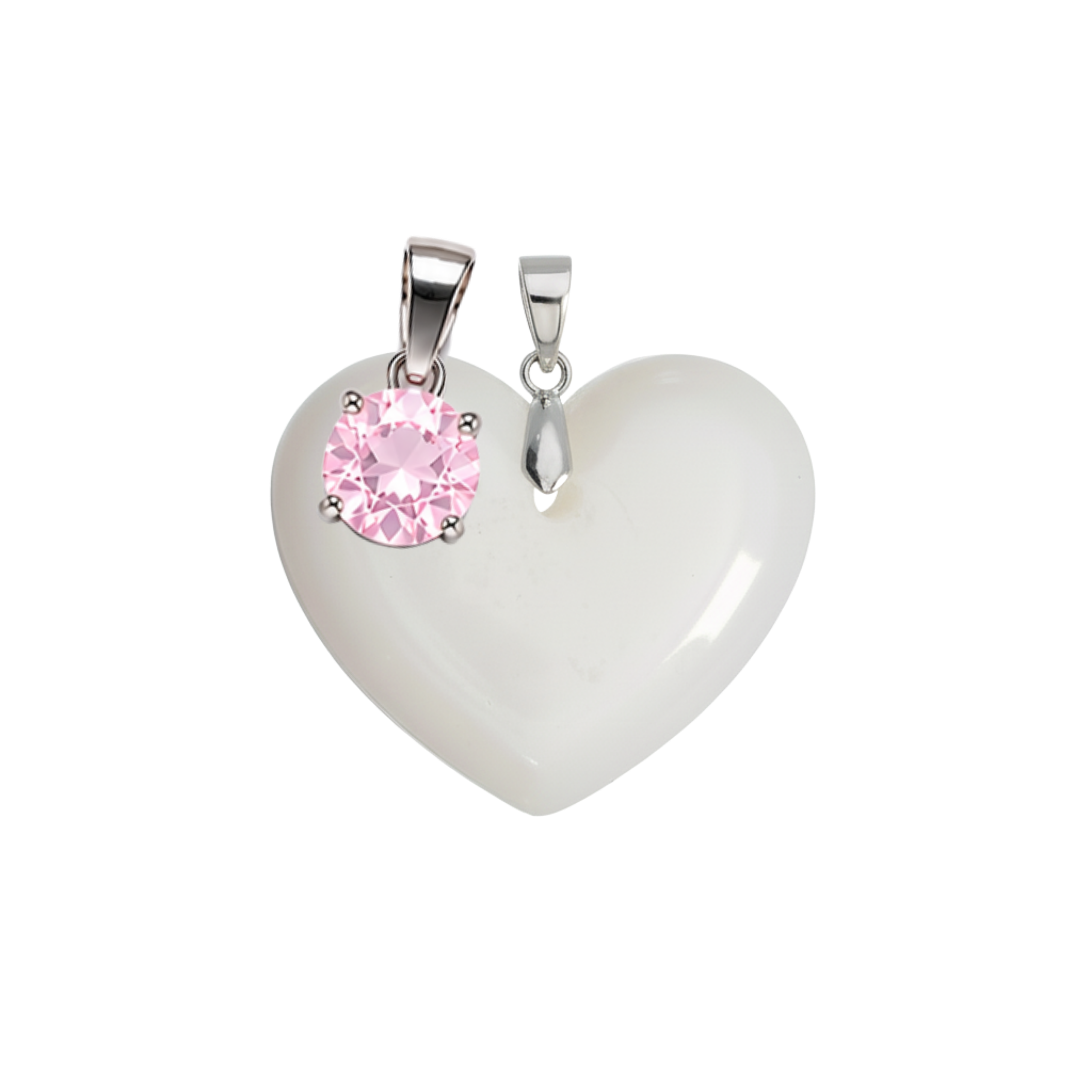 Corazón Gordito Adicional con Colgante del Mes de Nacimiento