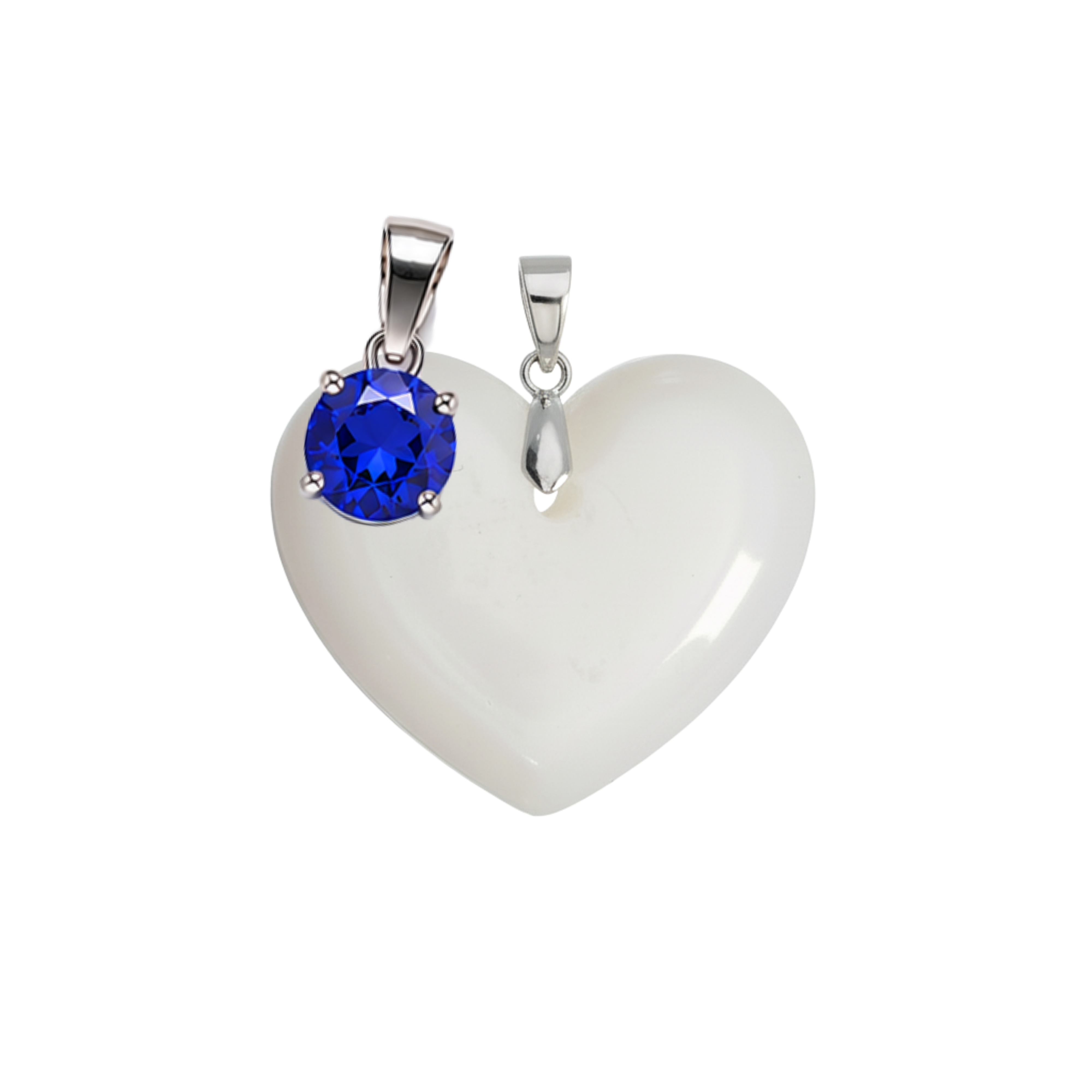 Corazón Gordito Adicional con Colgante del Mes de Nacimiento