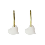 Twisted Heart Earring - Breast Milk jewelry