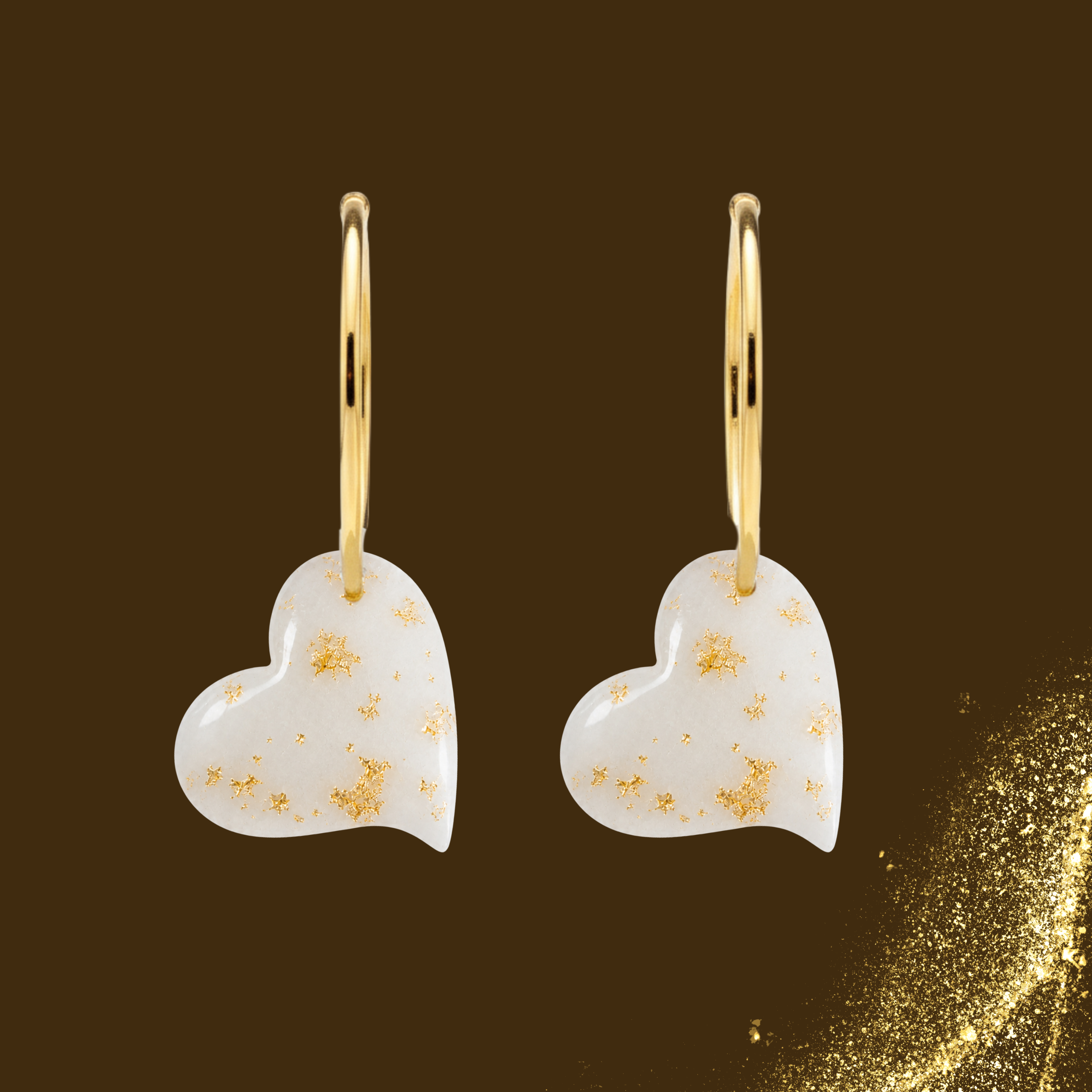 Pendientes Adicional con Hoja de Oro – Kit no incluido